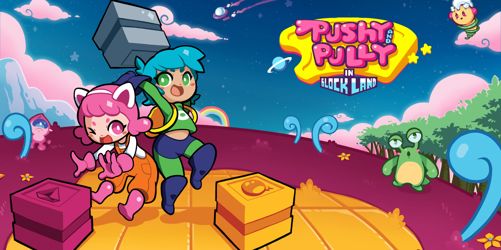 Pushy and Pully in Blockland